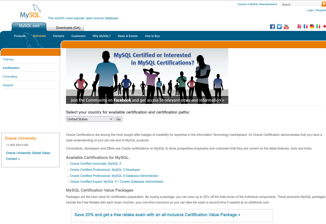 MySQL Certification Website 04
