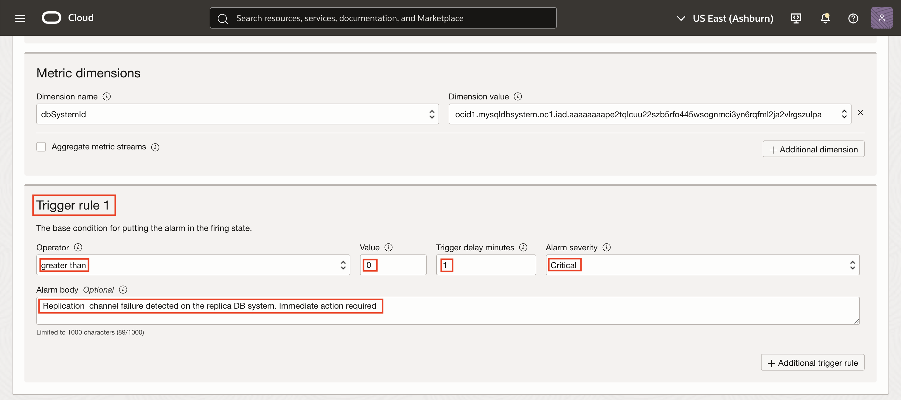 Configuring Trigger rules