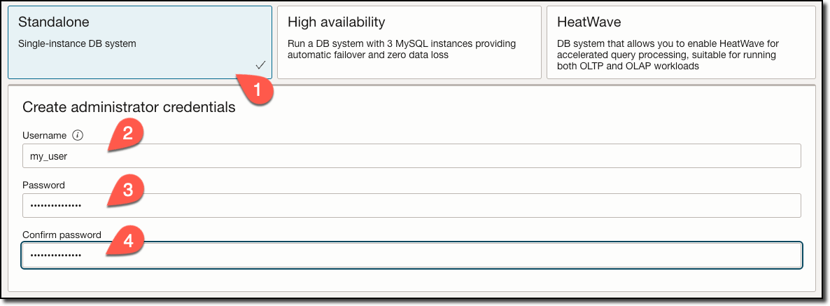 Create MySQL Instance Part 2