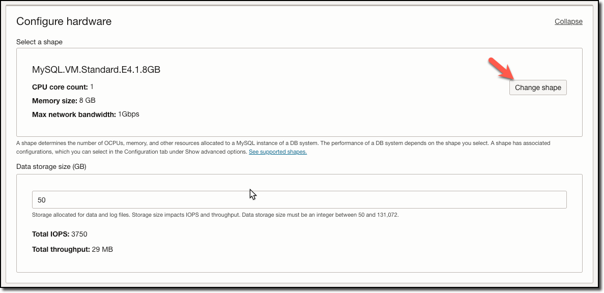 Create MySQL Instance Part 4