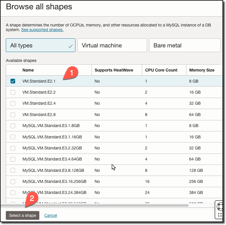 Create MySQL Instance Part 5
