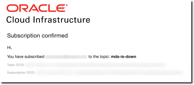 Subscription Confirmed