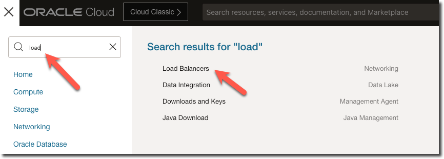 Load Balancer Search