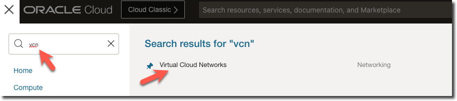 VCN Search