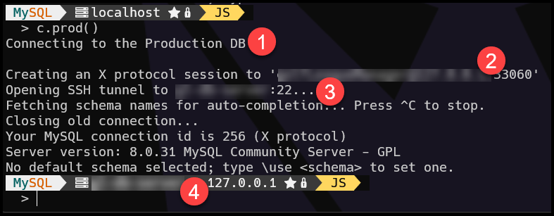 Demonstration of the Customization of MySQL Shell
