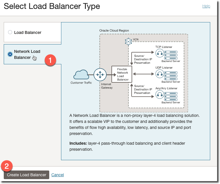Load Balancer Form