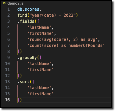 Formatted Document Store Code