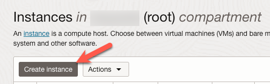 Create Compute Instance