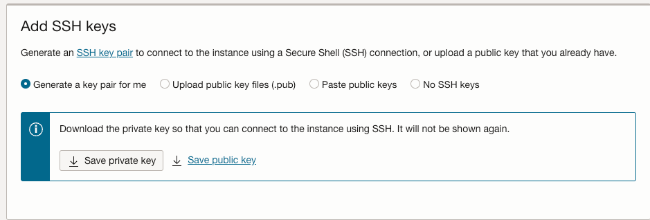 Create Compute Instance form - part 3