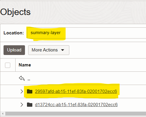 New sub-folder created under same path with query results' export