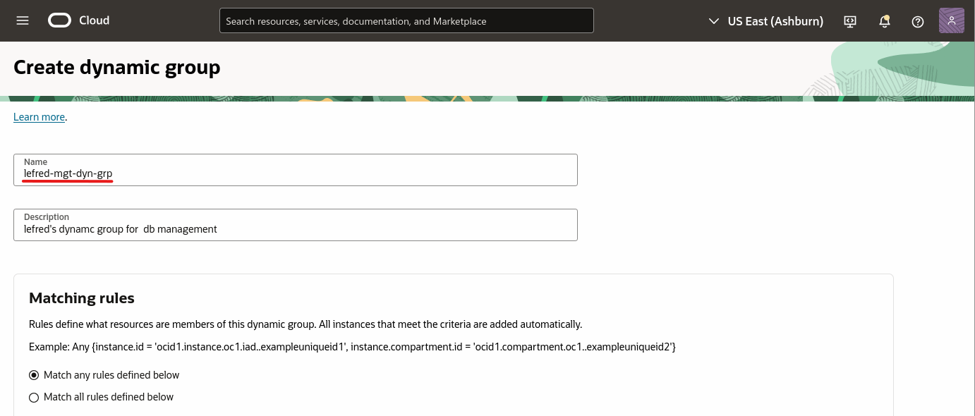 Oracle DB Management
