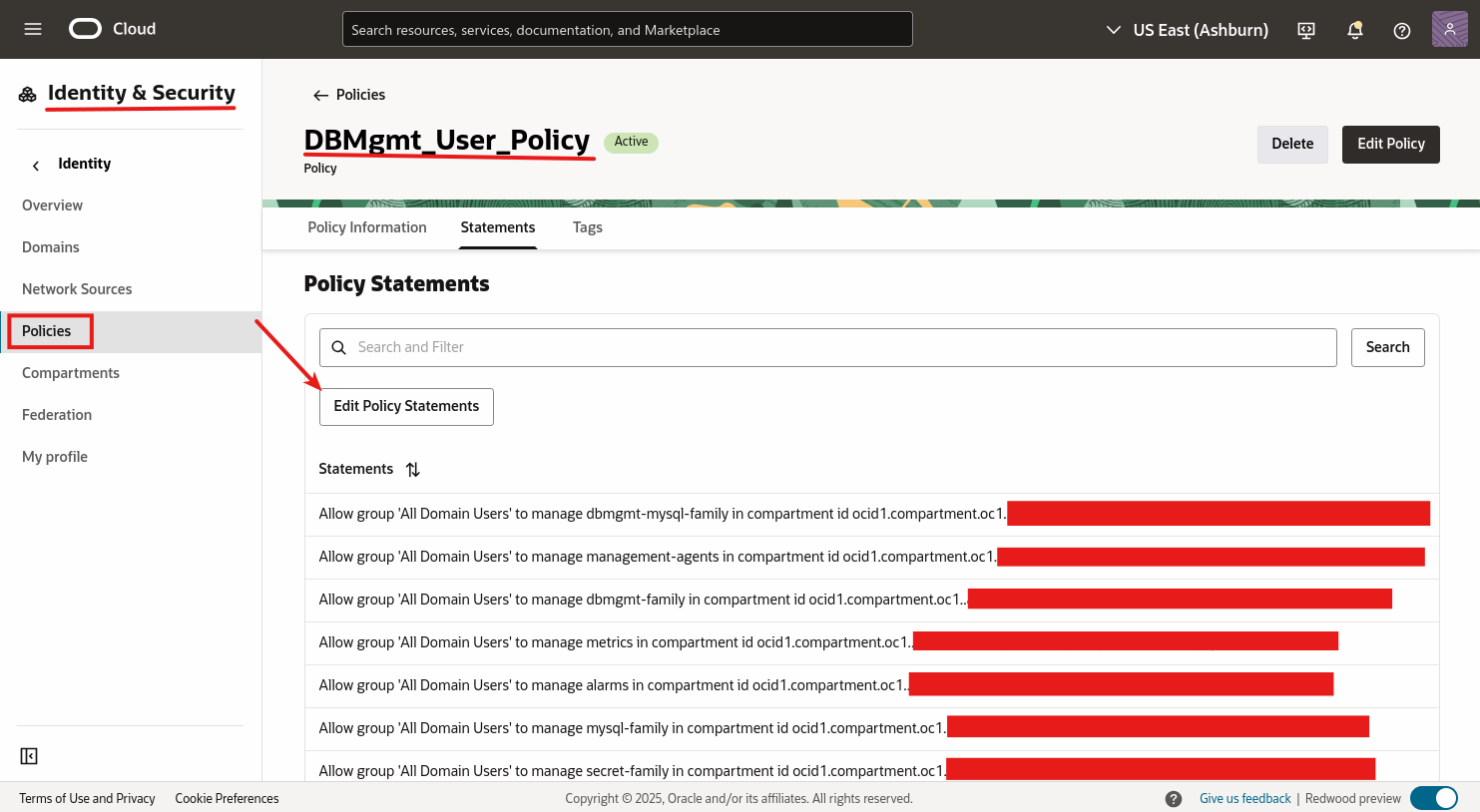 Oracle DB Management