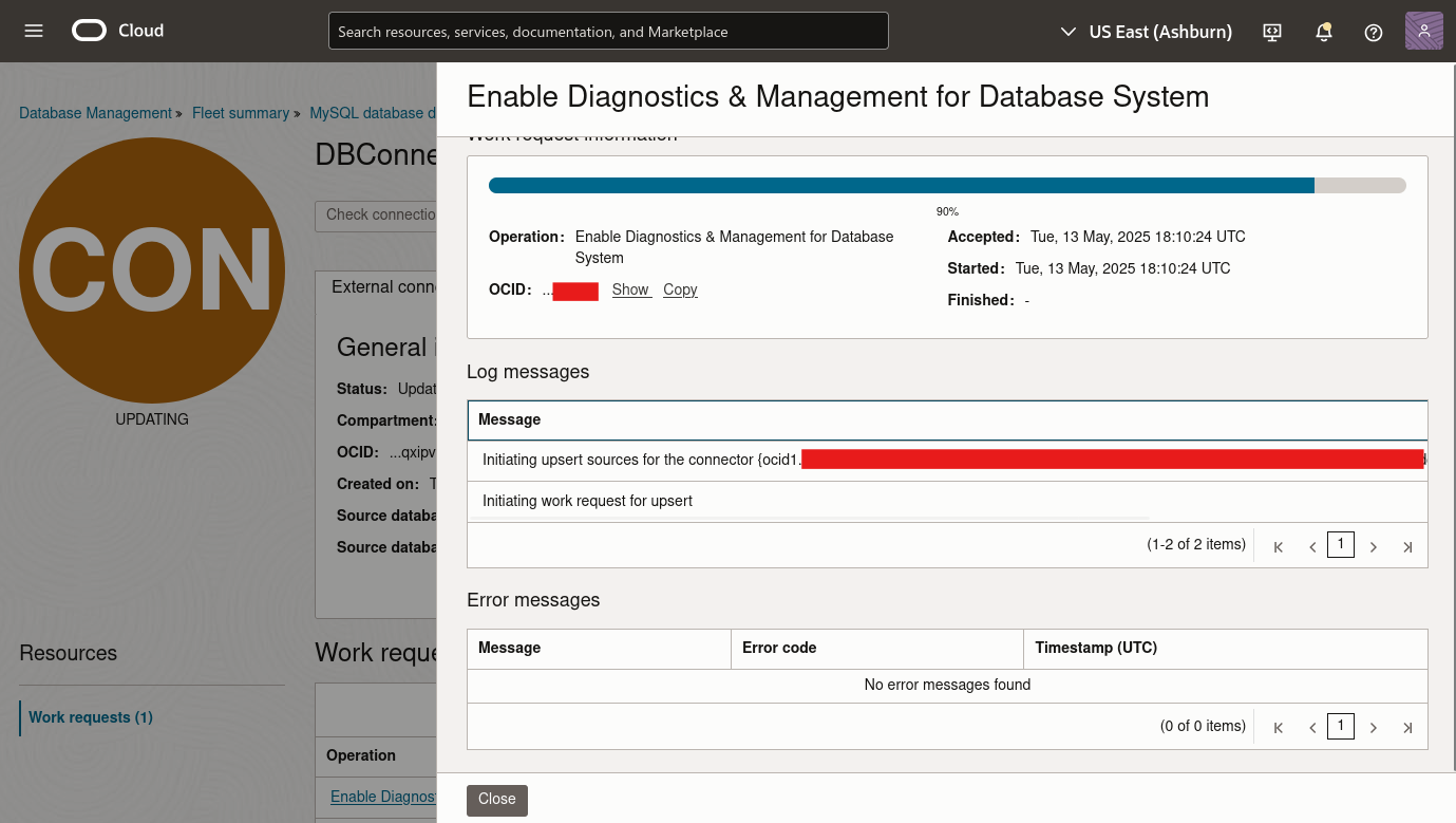 Oracle DB Management