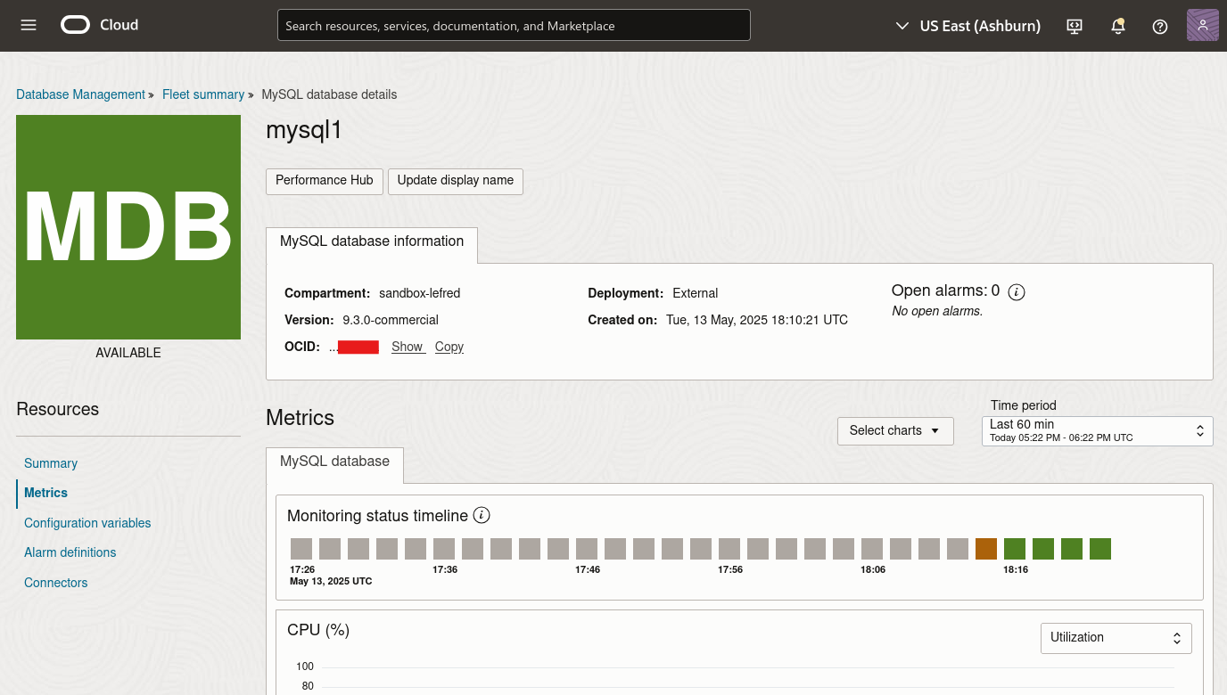 Oracle DB Management