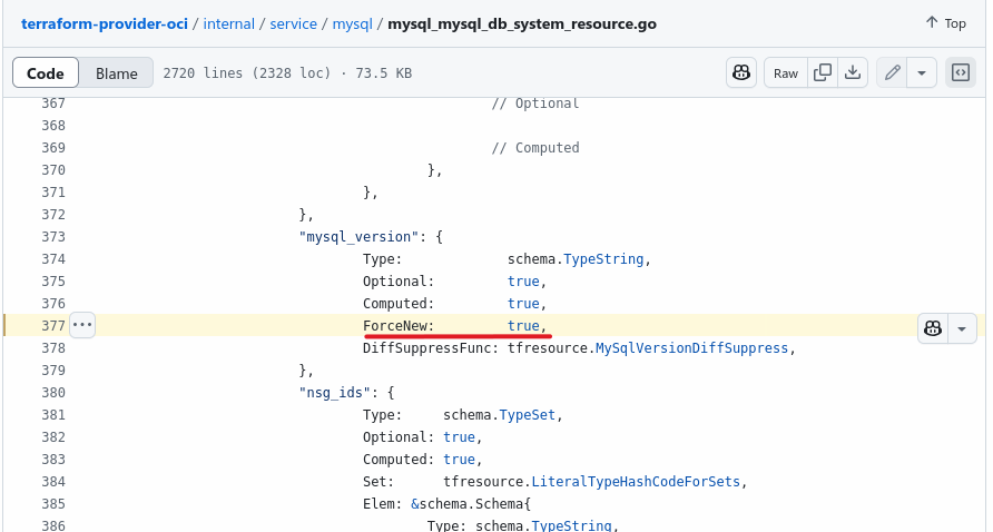 MySQL HeatWave Upgrade and Terraform