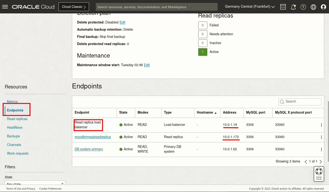 Read Replica Load Balancer