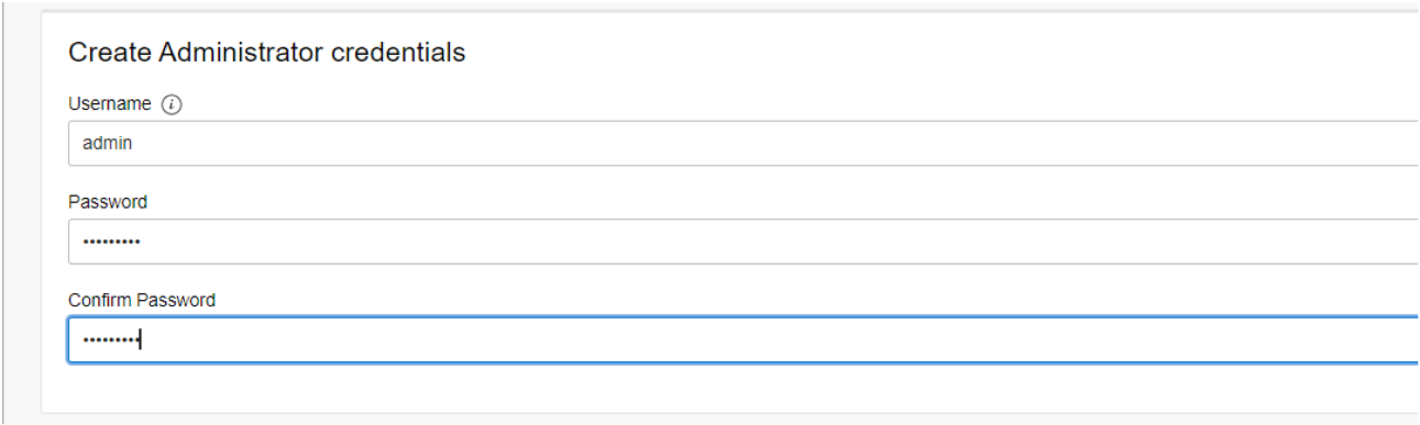provide a name and password