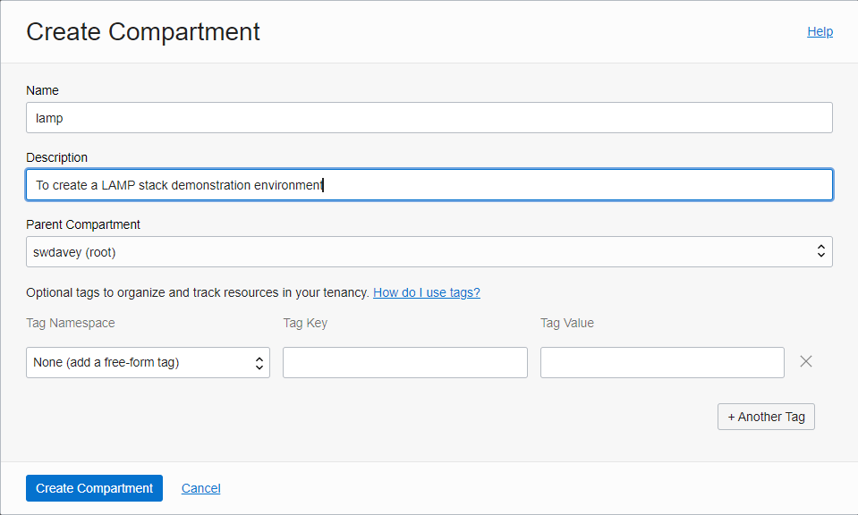 provide compartment description