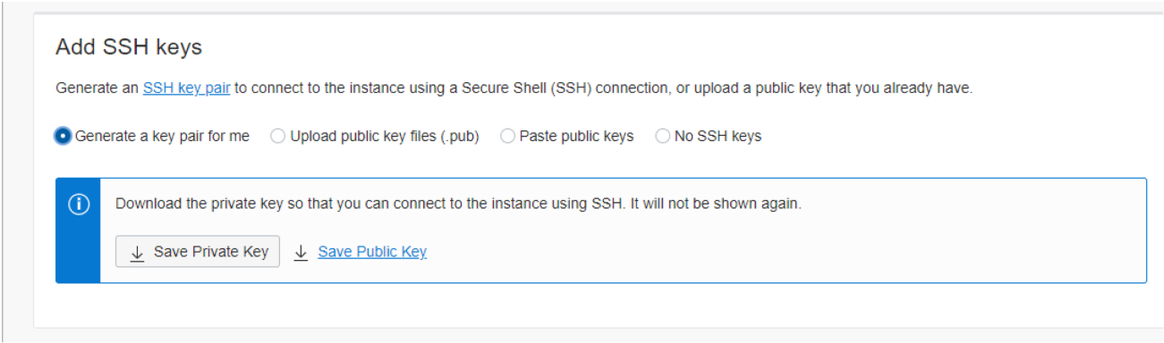 download the private key now