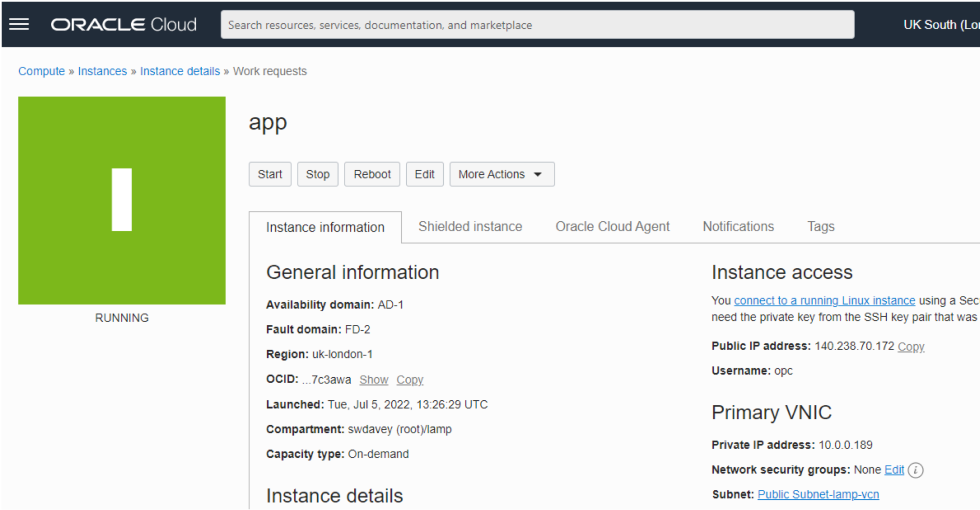 take note of IP address
