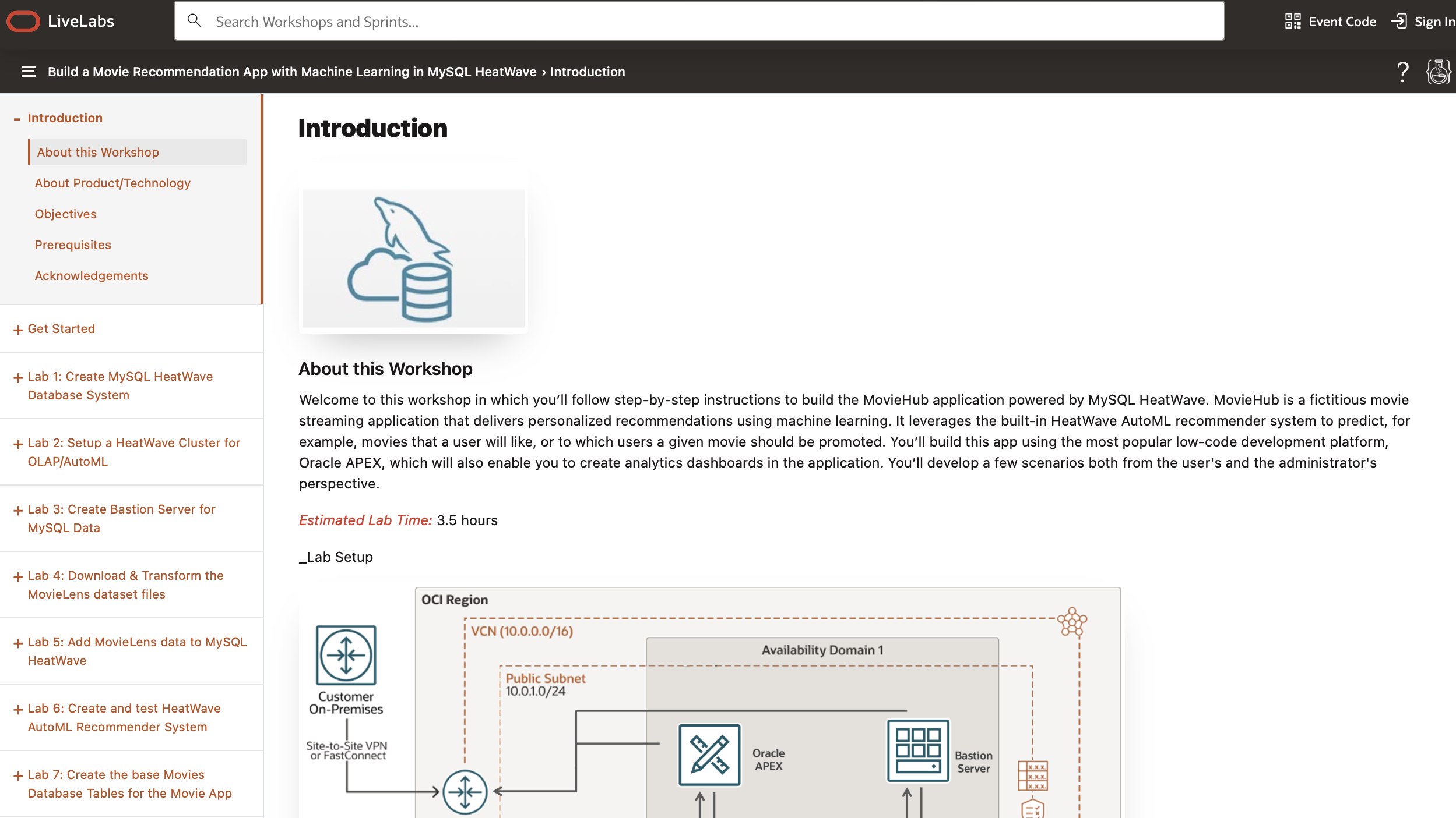 MovieHub - ML Workshop with MySQL HeatWave