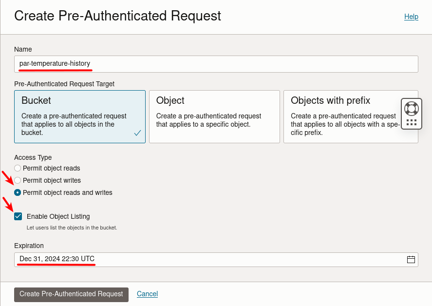 Object Storage - PAR (2)