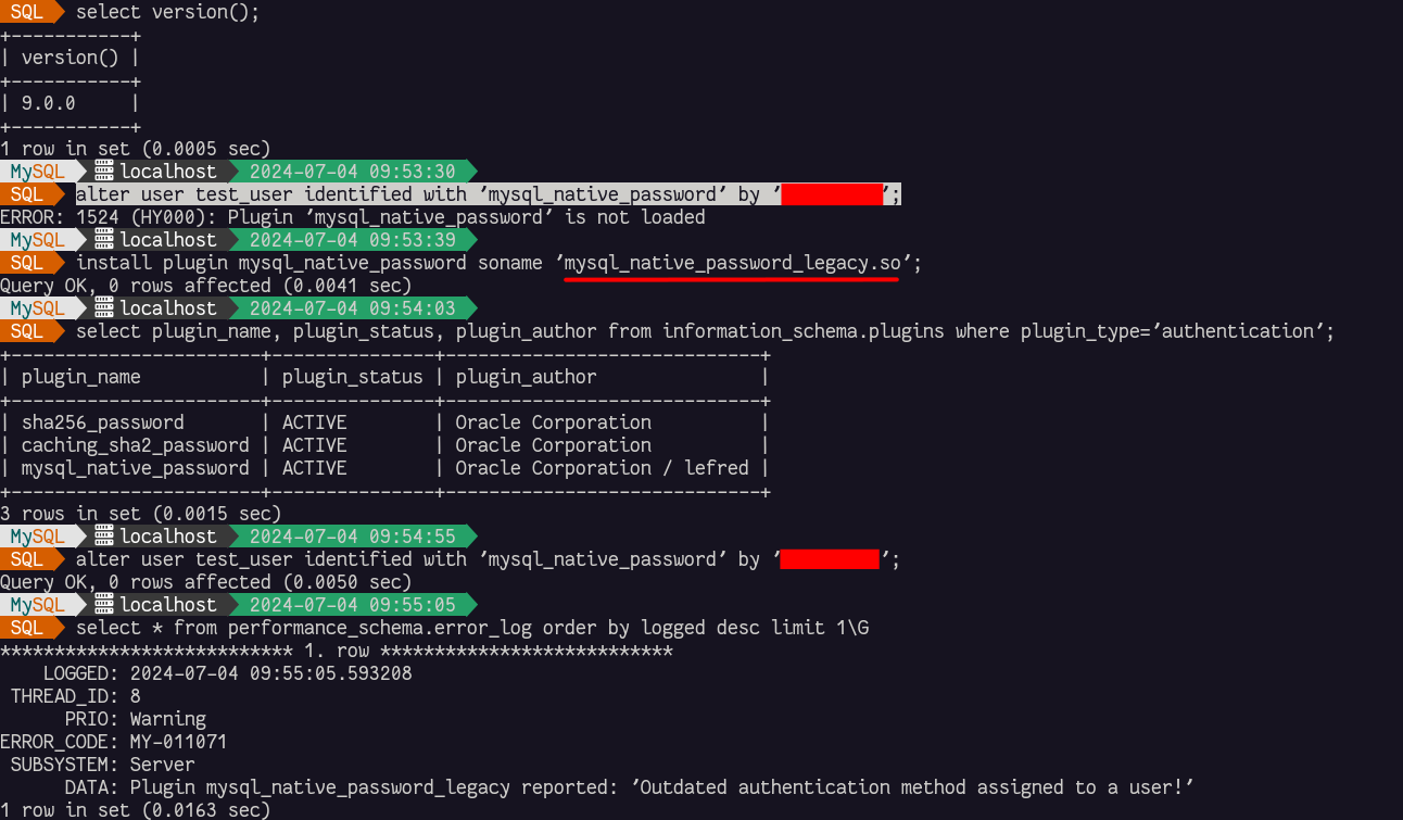 example loading a mysql_native_password authentication plugin