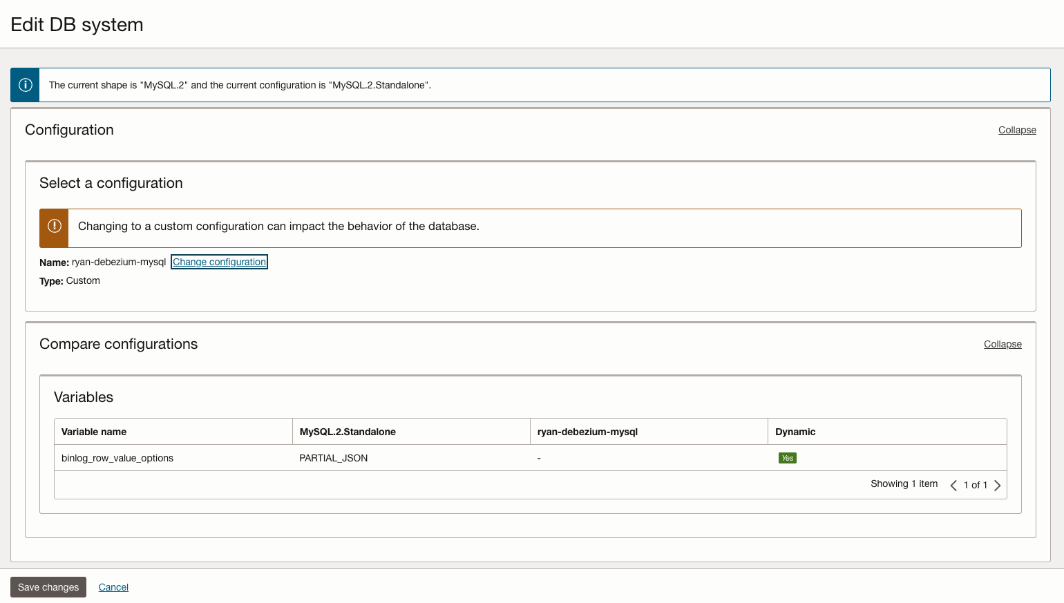 Confirm and save your configuration