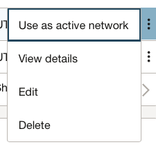 use as active network