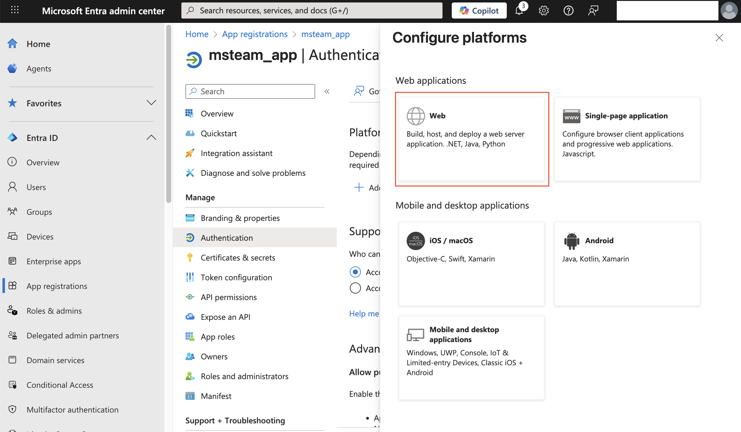 Web Application Platform