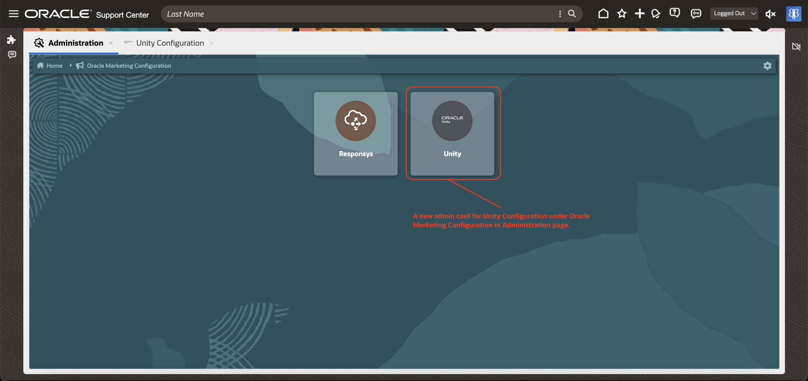 A new admin card for Unity Configurator