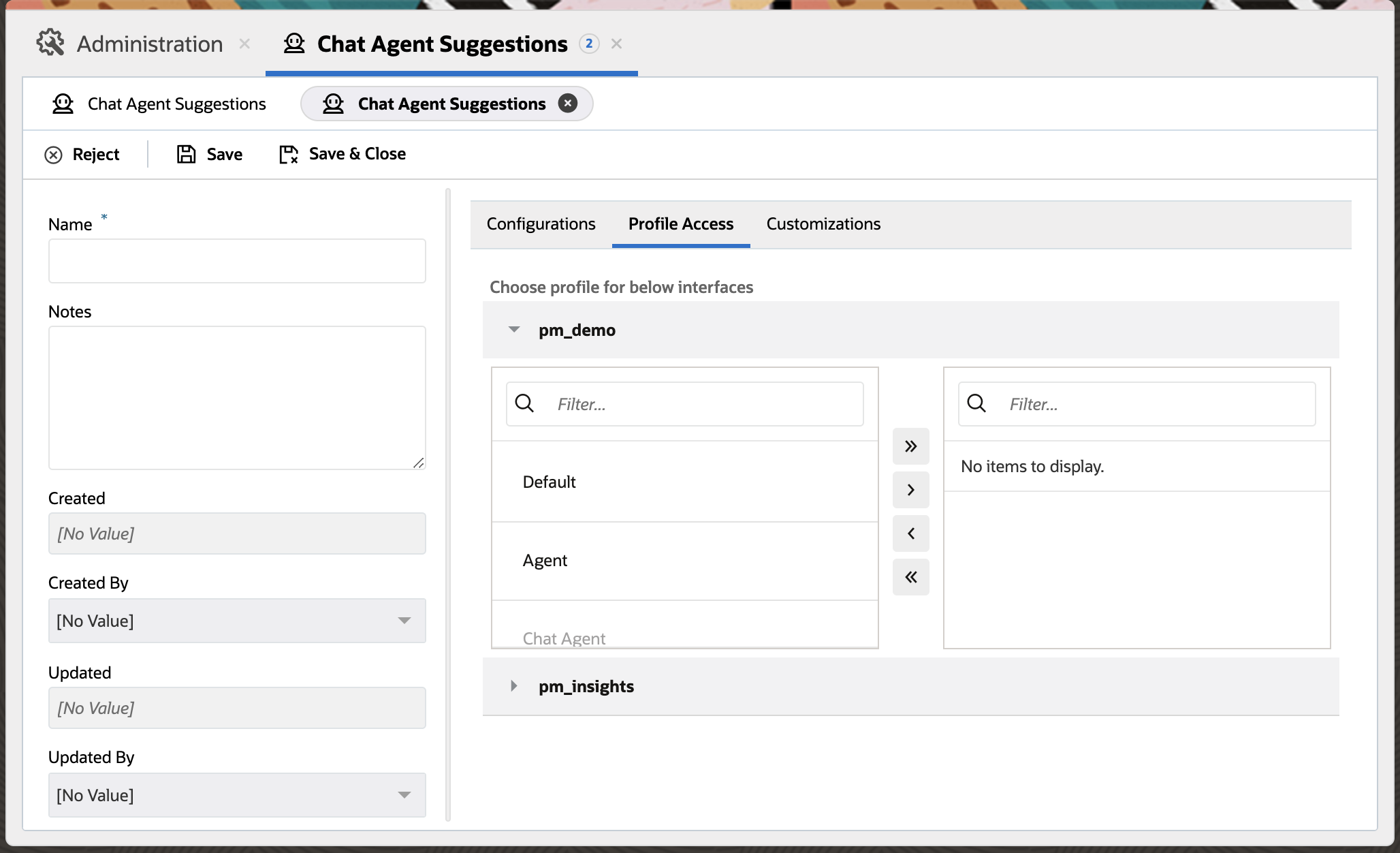 New Agent Suggestion Gen AI Agent