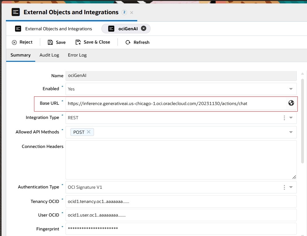OCI-GenAI-ConnectionExample