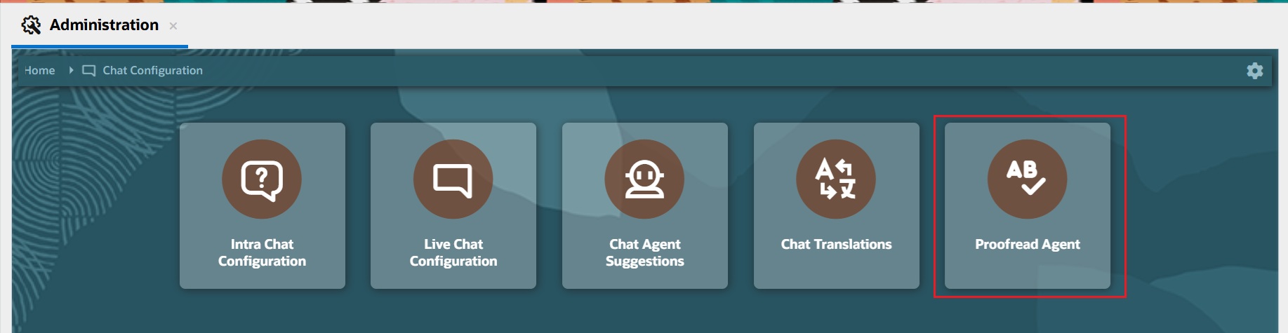 Proofread Agent Admin Tile