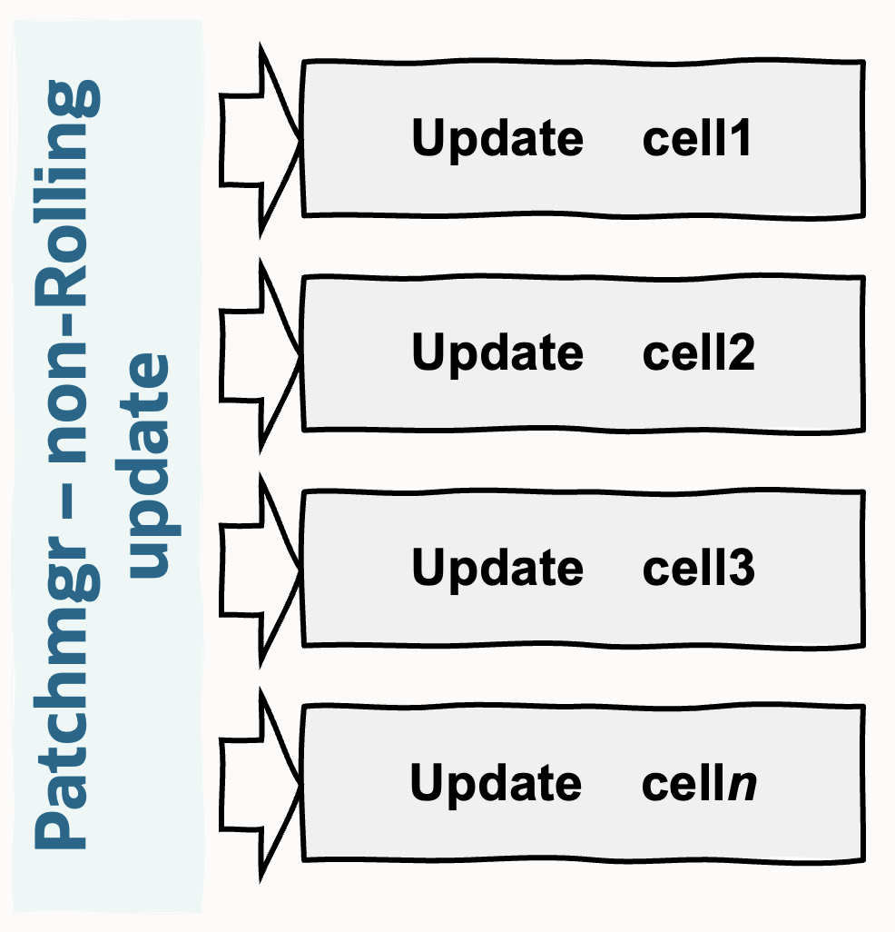 Patchmgr: non-rolling update of storage servers