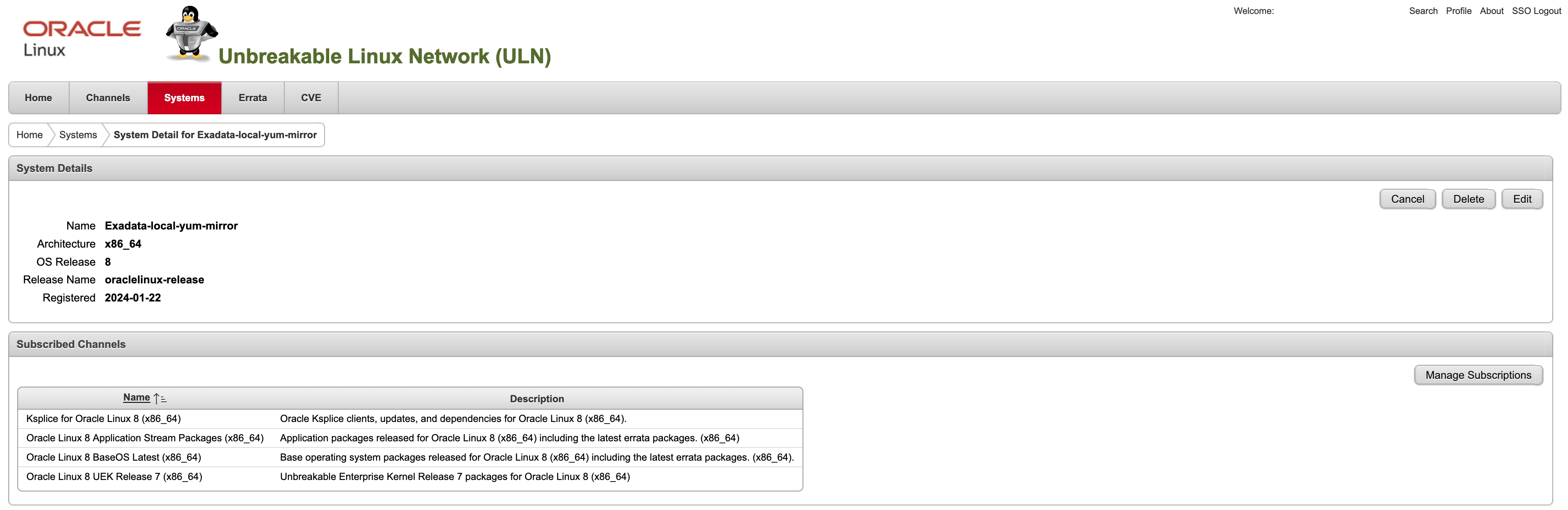 DNF Mirror System Details