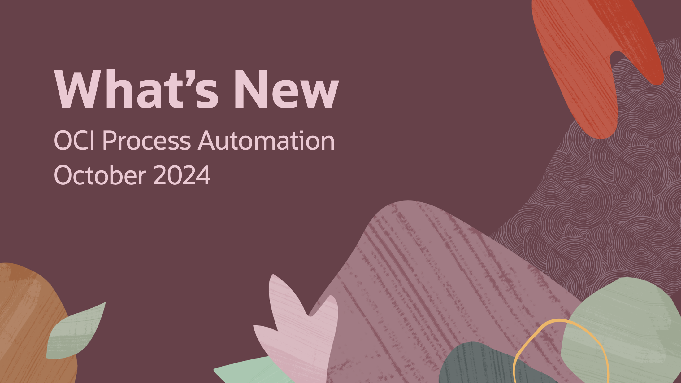 OCI Process Automation 24.10