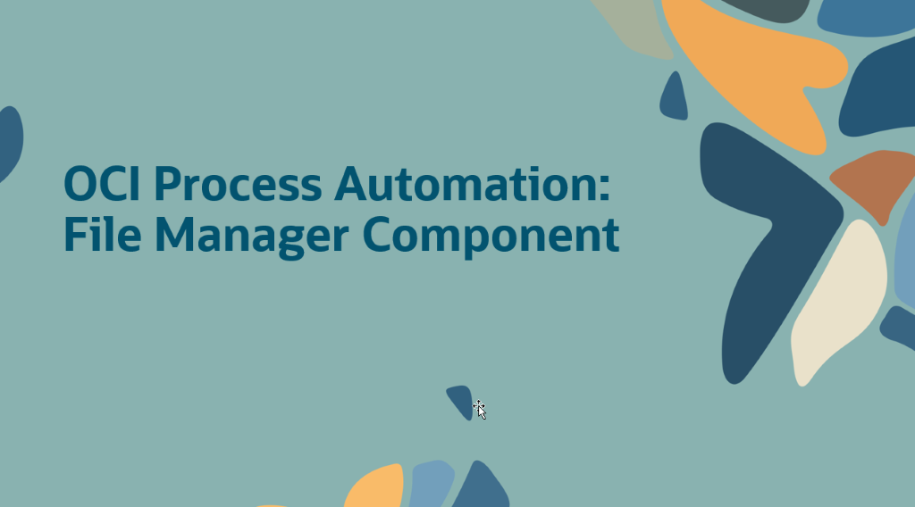 OCI Process Automation File Server Component
