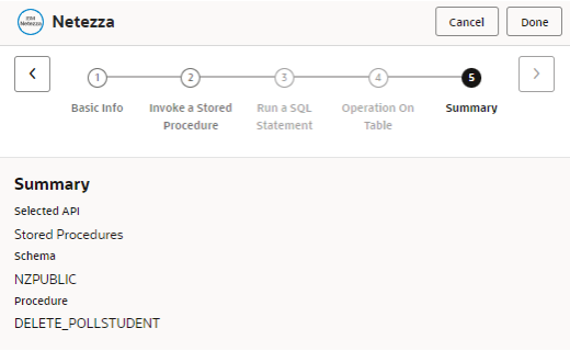 Netezza Procedure Summary