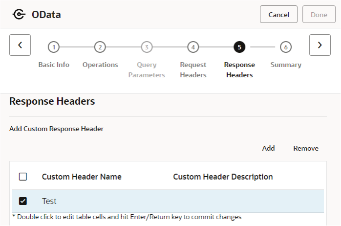 OData Response Headers