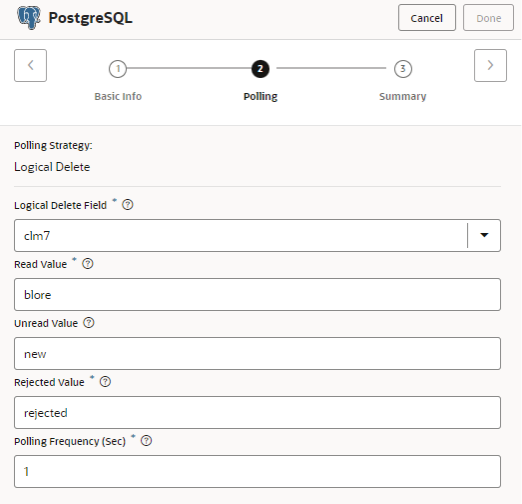 PostgreSQL Trigger Polling Strategy