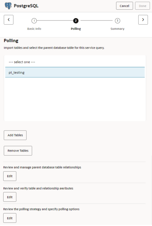 PostgreSQL Trigger Polling