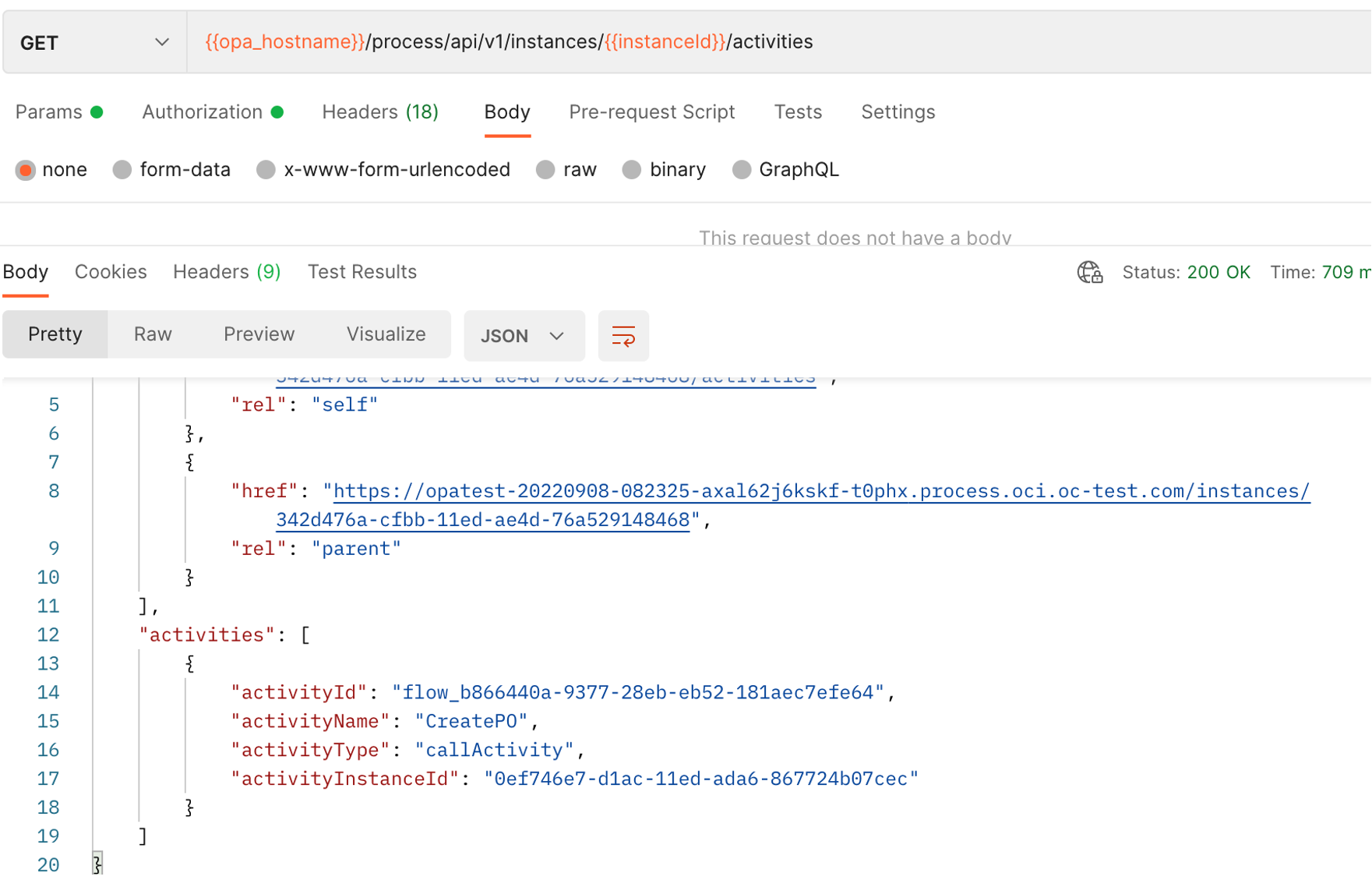 OPA Alter Flow - Get Current Activity