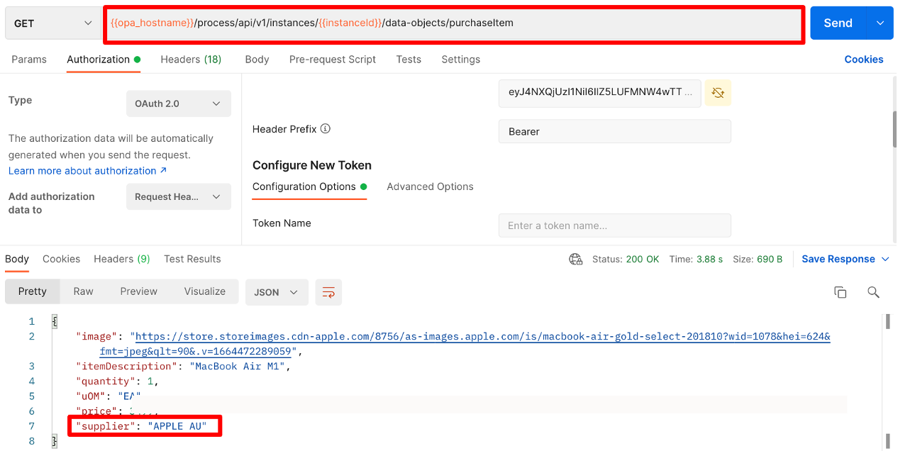 OPA Validate Data Object Update