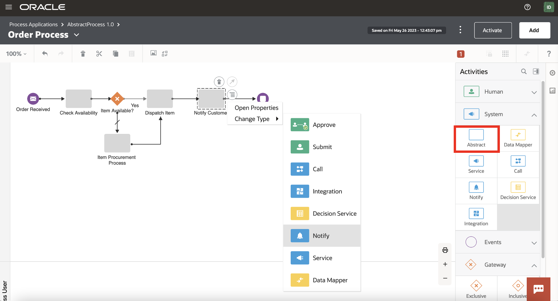 OPA Abstract Activity