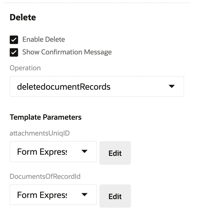 File Manager Delete Properties