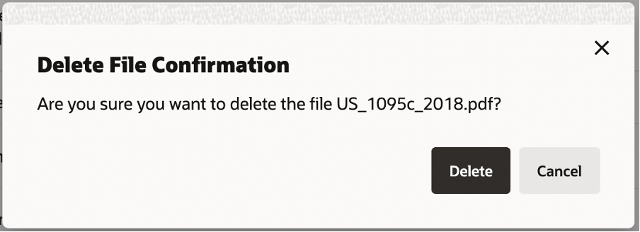 File Manager Delete Confirmation