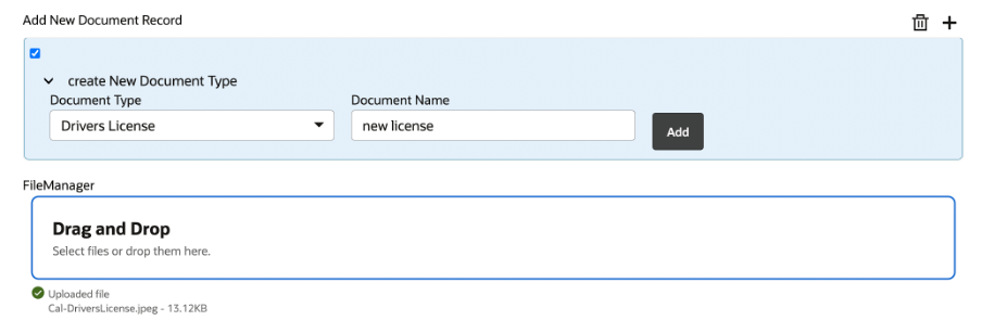File Upload in Activated Application