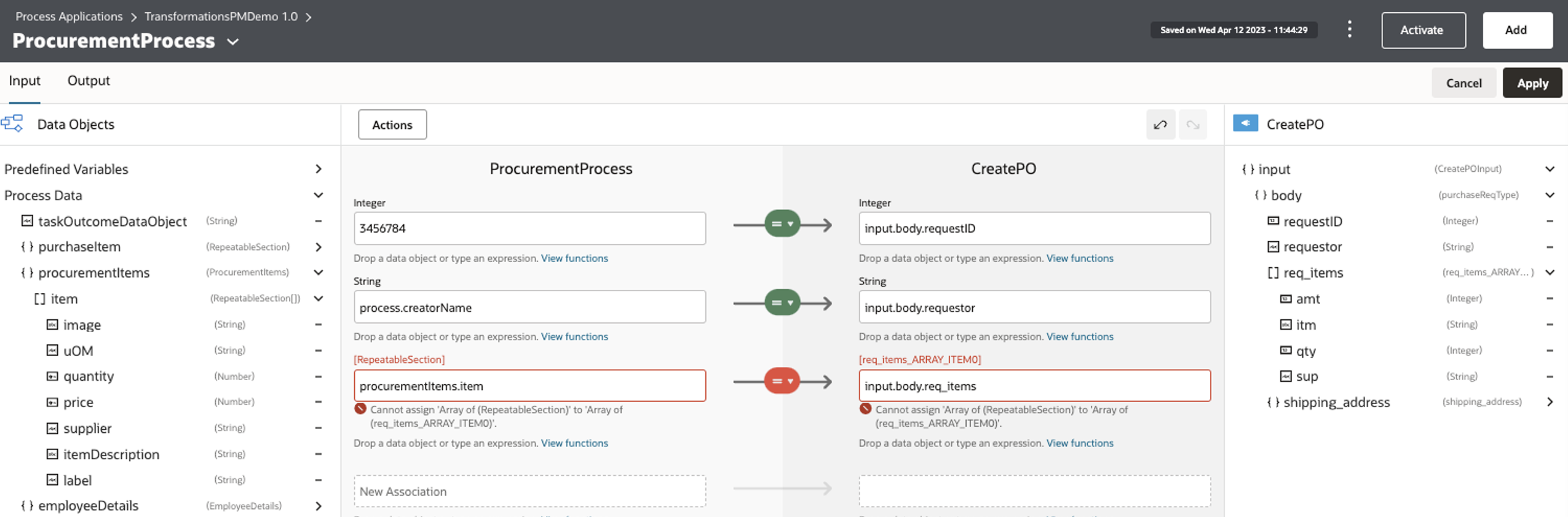 OPA Transformation - Scenario 2