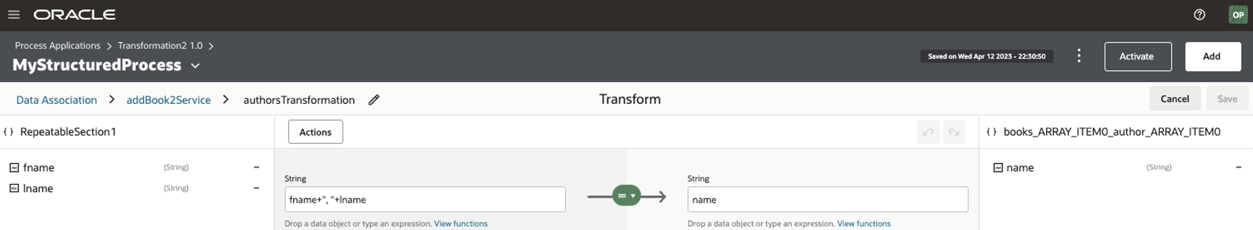 OPA Transformations - Scenario 3